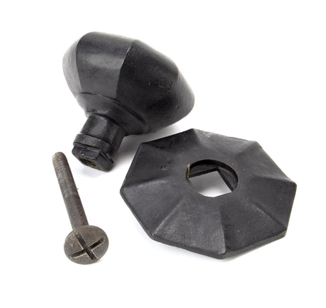 From The Anvil - External Beeswax Octagonal Centre Door Knob | Sku. 91498 | Trade Door Handles.