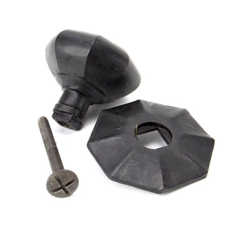 From The Anvil - External Beeswax Octagonal Centre Door Knob | Sku. 91498 | Trade Door Handles.