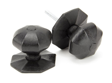 From The Anvil - External Beeswax Large Octagonal Mortice/Rim Knob Set | Sku. 91499 | Trade Door Handles.