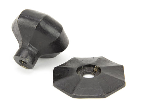 From The Anvil - External Beeswax Large Octagonal Mortice/Rim Knob Set | Sku. 91499 | Trade Door Handles.