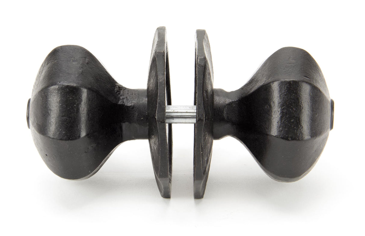 From The Anvil - External Beeswax Large Octagonal Mortice/Rim Knob Set | Sku. 91499 | Trade Door Handles.