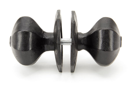 From The Anvil - External Beeswax Large Octagonal Mortice/Rim Knob Set | Sku. 91499 | Trade Door Handles.