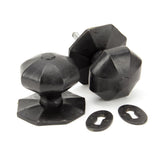 From The Anvil - External Beeswax Large Octagonal Mortice/Rim Knob Set | Sku. 91499 | Trade Door Handles.