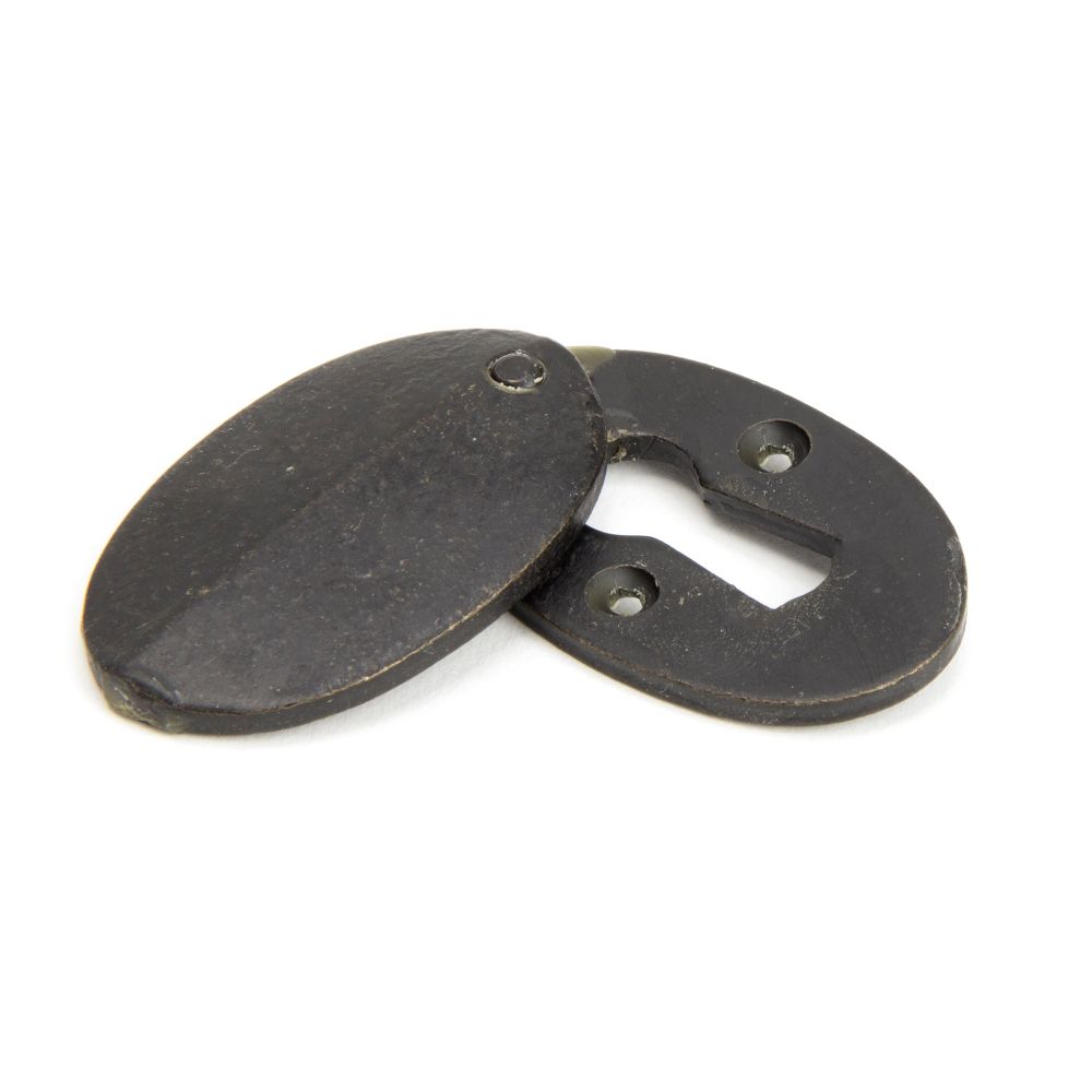 From The Anvil - External Beeswax Oval Escutcheon & Cover | Sku. 91500 | Trade Door Handles.