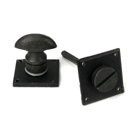 From The Anvil External Beeswax Diamond Bathroom Thumbturn