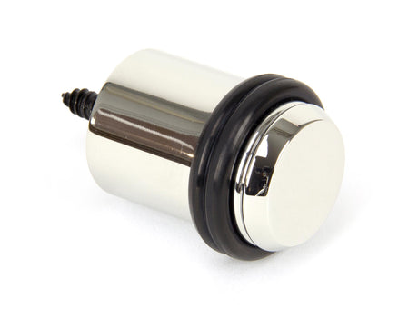 From The Anvil - Polished Nickel Floor Mounted Door Stop | Sku. 91516 | Trade Door Handles.