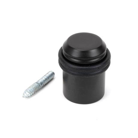 From The Anvil - Aged Bronze Floor Mounted Door Stop | Sku. 91517 | Trade Door Handles.