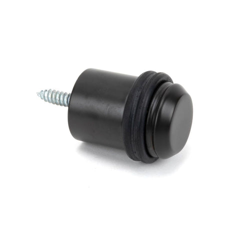 From The Anvil - Aged Bronze Floor Mounted Door Stop | Sku. 91517 | Trade Door Handles.