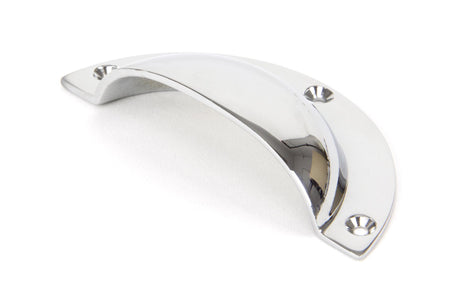 From The Anvil - Polished Chrome 4" Plain Drawer Pull | Sku. 91523 | Trade Door Handles.