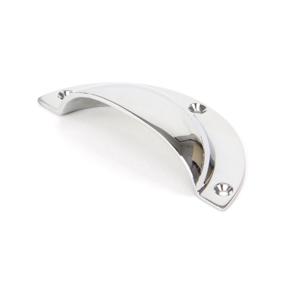 From The Anvil - Polished Chrome 4" Plain Drawer Pull | Sku. 91523 | Trade Door Handles.
