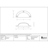 From The Anvil - Polished Chrome 4" Plain Drawer Pull | Sku. 91523 | Trade Door Handles.