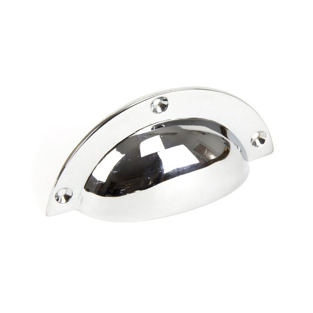 From The Anvil - Polished Chrome 4" Plain Drawer Pull | Sku. 91523 | Trade Door Handles.
