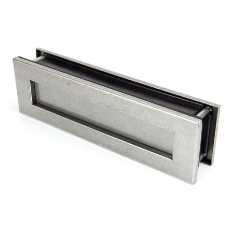 From The Anvil - Pewter Traditional Letterbox | Sku. 91527 | Trade Door Handles.