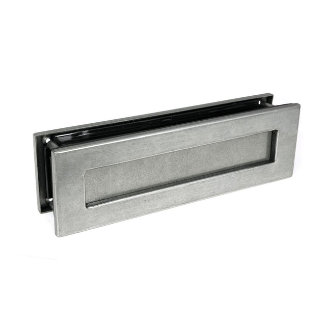 From The Anvil - Pewter Traditional Letterbox | Sku. 91527 | Trade Door Handles.