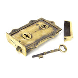 From The Anvil - Aged Brass Davenport Rim Lock | Sku. 91528 | Trade Door Handles.