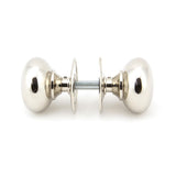 From The Anvil - Polished Nickel 57mm Mushroom Mortice/Rim Knob Set | Sku. 91530 | Trade Door Handles.