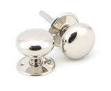 From The Anvil - Polished Nickel 57mm Mushroom Mortice/Rim Knob Set | Sku. 91530 | Trade Door Handles.
