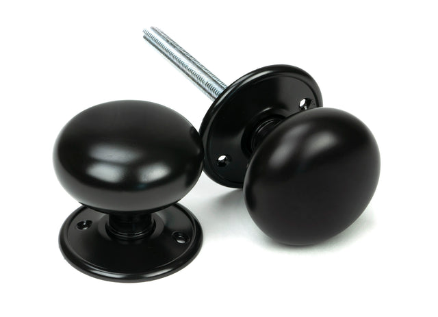 From The Anvil - Aged Bronze 57mm Mushroom Mortice/Rim Knob Set | Sku. 91531 | Trade Door Handles.