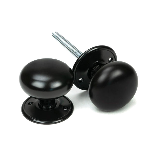 From The Anvil - Aged Bronze 57mm Mushroom Mortice/Rim Knob Set | Sku. 91531 | Trade Door Handles.