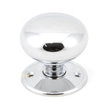 From The Anvil - Polished Chrome 57mm Mushroom Mortice/Rim Knob Set | Sku. 91532 | Trade Door Handles.