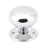 From The Anvil - Polished Chrome 57mm Mushroom Mortice/Rim Knob Set | Sku. 91532 | Trade Door Handles.