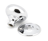 From The Anvil - Polished Chrome 57mm Mushroom Mortice/Rim Knob Set | Sku. 91532 | Trade Door Handles.