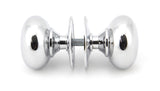 From The Anvil - Polished Chrome 57mm Mushroom Mortice/Rim Knob Set | Sku. 91532 | Trade Door Handles.