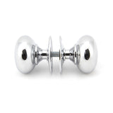 From The Anvil - Polished Chrome 57mm Mushroom Mortice/Rim Knob Set | Sku. 91532 | Trade Door Handles.
