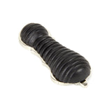 From The Anvil - Ebony & Polished Nickel Beehive Escutcheon | Sku. 91533 | Trade Door Handles.
