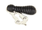 From The Anvil - Ebony & Polished Nickel Beehive Escutcheon | Sku. 91533 | Trade Door Handles.