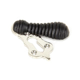 From The Anvil - Ebony & Polished Nickel Beehive Escutcheon | Sku. 91533 | Trade Door Handles.