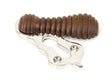 From The Anvil - Rosewood & Polished Nickel Beehive Escutcheon | Sku. 91534 | Trade Door Handles.