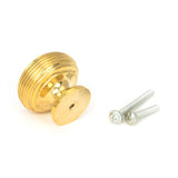 From The Anvil - Polished Brass Beehive Cabinet Knob 40mm | Sku. 91770 | Trade Door Handles.