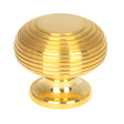 From The Anvil - Polished Brass Beehive Cabinet Knob 40mm | Sku. 91770 | Trade Door Handles.