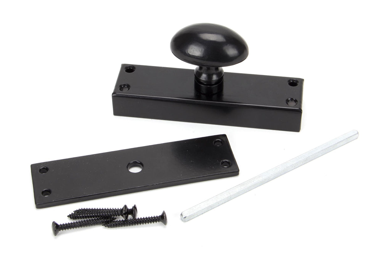 From The Anvil - Black knob for Cremone Bolt | Sku. 91791 | Trade Door Handles.