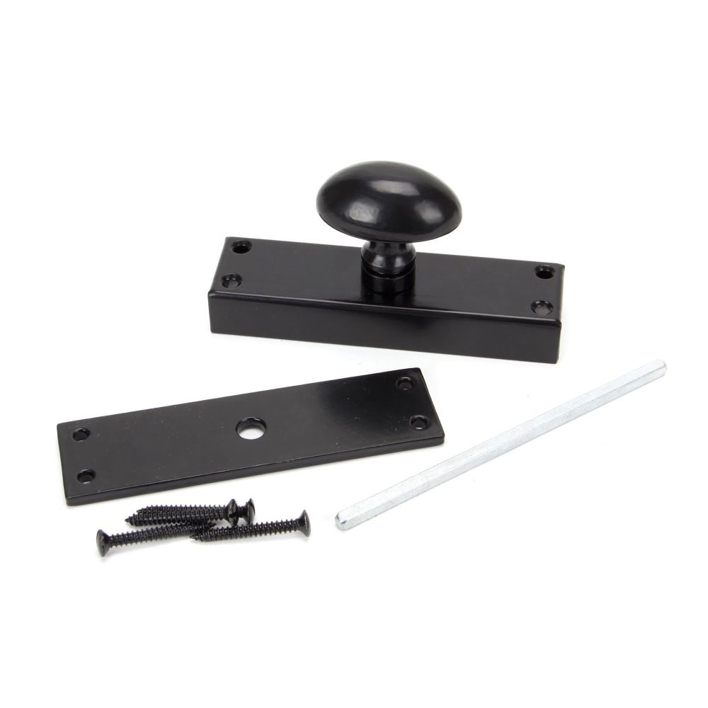 From The Anvil - Black knob for Cremone Bolt | Sku. 91791 | Trade Door Handles.