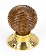 From The Anvil - Rosewood and PB Cottage Mortice/Rim Knob Set - Small | Sku. 91792 | Trade Door Handles.