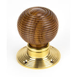 From The Anvil - Rosewood and PB Cottage Mortice/Rim Knob Set - Small | Sku. 91792 | Trade Door Handles.