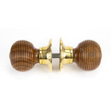 From The Anvil - Rosewood and PB Cottage Mortice/Rim Knob Set - Small | Sku. 91792 | Trade Door Handles.