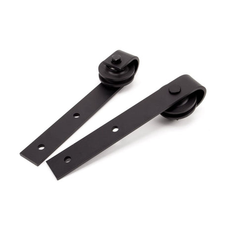 From The Anvil - 100kg Black Sliding Door Hardware Kit (2m Track) | Sku. 91793 | Trade Door Handles.