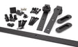 From The Anvil - 100kg Black Sliding Door Hardware Kit (2m Track) | Sku. 91793 | Trade Door Handles.