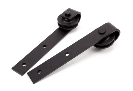 From The Anvil - 100kg Black Sliding Door Hardware Kit (3m Track) | Sku. 91794 | Trade Door Handles.