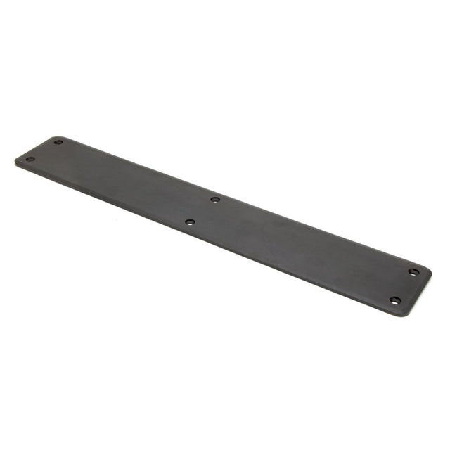 From The Anvil - Beeswax 400mm Plain Fingerplate | Sku. 91795 | Trade Door Handles.