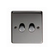 From The Anvil - BN Double LED Dimmer Switch | Sku. 91799 | Trade Door Handles.