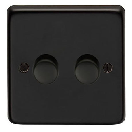 From The Anvil - MB Double LED Dimmer Switch | Sku. 91812 | Trade Door Handles.