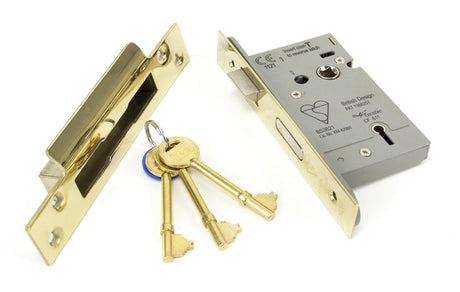 From The Anvil - PVD 2½" BS Heavy Duty Sash Lock KA | Sku. 91828 | Trade Door Handles.