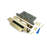 From The Anvil - PVD 2 1/2" Heavy Duty Bathroom Mortice Lock | Sku. 91835 | Trade Door Handles.