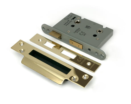 From The Anvil - PVD 3" Heavy Duty Bathroom Mortice Lock | Sku. 91836 | Trade Door Handles.
