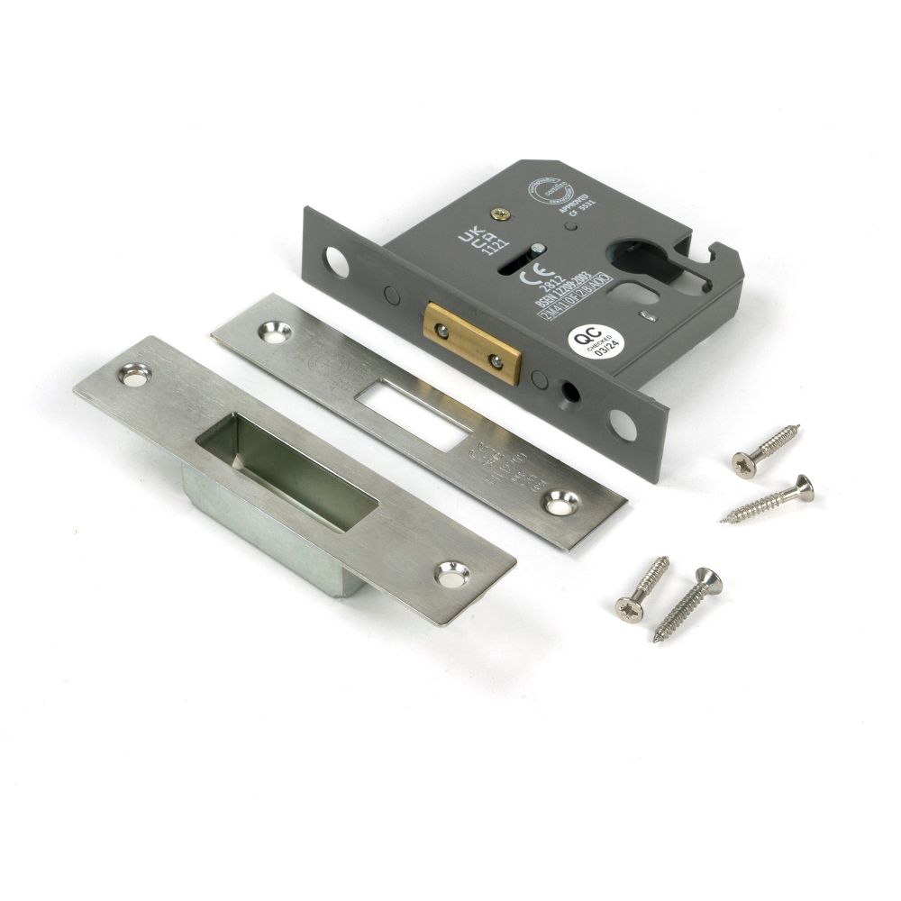 From The Anvil - SSS 3" Euro Profile Dead Lock | Sku. 91843 | Trade Door Handles.