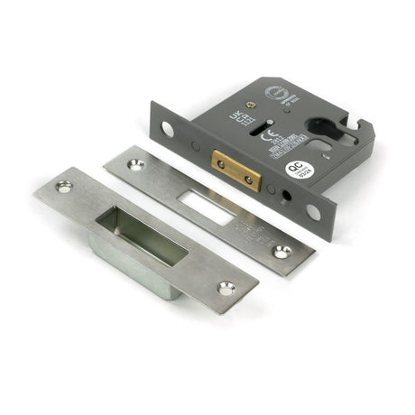 From The Anvil - SSS 3" Euro Profile Dead Lock | Sku. 91843 | Trade Door Handles.